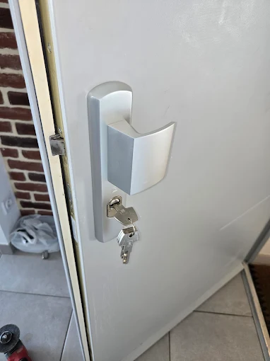 Installation serrure