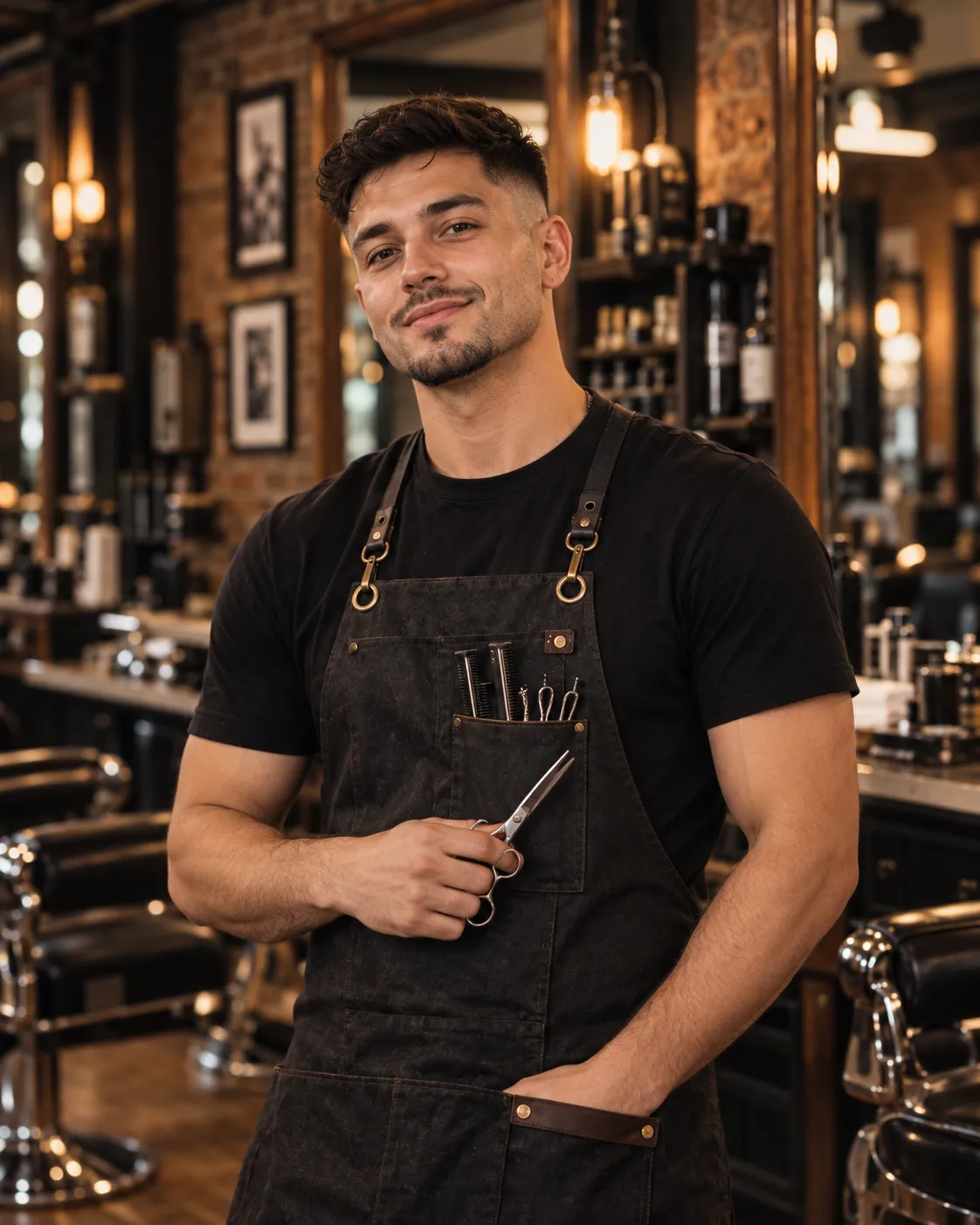 Noah, barbier spécialiste contours chez MAXBARBER
