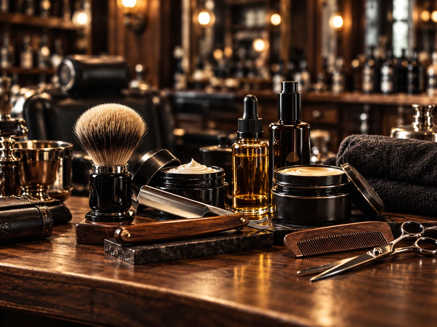 Ambiance premium du salon MAXBARBER